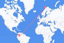 Flights from Iquitos, Peru to Narvik, Norway