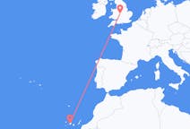 Flyreiser fra Tenerife, Spania til Birmingham, England