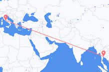 Flyreiser fra Bangkok, til Roma