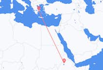 出发地 埃塞俄比亚出发地 貢德爾目的地 希腊雅典的航班