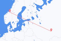 Fly fra Uljanovsk til Trondheim