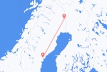 Fly fra Kramfors Municipality til Pajala