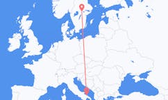 Flyreiser fra Bari, Italia til Örebro, Sverige