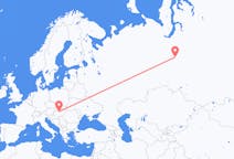 Flights from Kogalym, Russia to Budapest, Hungary