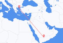 Flights from Sharurah, Saudi Arabia to Lemnos, Greece
