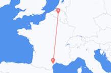 Vluchten van Aspiran, Frankrijk naar Brussel, België