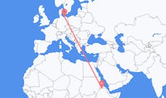 出发地 埃塞俄比亚希雷目的地 德国罗斯托克的航班
