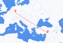 Flyg från Gaziantep, Turkiet till Frankfurt, Tyskland