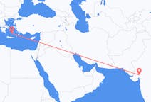 Flights from Ahmedabad, India to Santorini, Greece