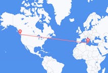 Flyrejser fra Tofino, Canada til Malta, Malta