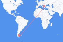 Flyreiser fra Ushuaia, Argentina til Zakynthos Island, Hellas