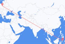 Flyg från Manado, Indonesien till Warszawa, Polen