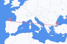 Flyrejser fra Santiago del Monte til Istanbul