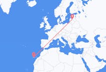 Vols de Riga, Lettonie vers Santa Cruz de Ténérife, Espagne