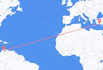Flyreiser fra Valledupar, Colombia til Antalya, Tyrkia