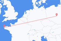 Flights from Brest, France to Łódź, Poland