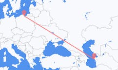 Рейсы из Туркменбаши, Туркменистан в Гданьск, Польша