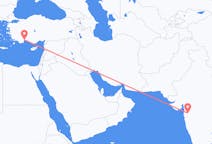 Flights from Nashik, India to Antalya, Turkey
