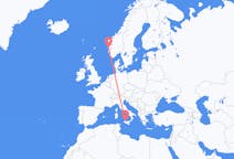 Flights from Bergen to Palermo