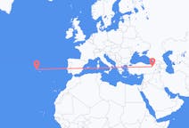 Flights from Erzurum, Turkey to Terceira Island, Portugal