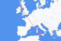 Flyrejser fra Pantelleria, Italien til Belfast, Nordirland