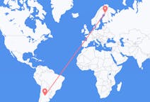 Flyrejser fra Córdoba, Argentina til Rovaniemi, Finland