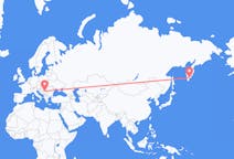 Flyg från Petropavlovsk-Kamchatsky till Belgrad