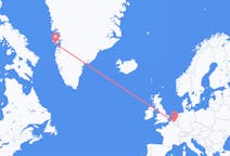 Fly fra Qeqertarsuaq til Region Bruxelles
