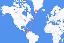 Flyrejser fra Bogotá, Colombia til Narsarsuaq, Grønland