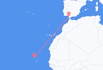 Flyg från São Vicente, Kap Verde till Jerez, Spanien