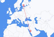 Flights from Jeddah to Tallinn