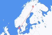 Flights from Aalborg, Denmark to Kittilä, Finland
