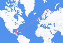 Flyrejser fra Coxen hul, Honduras til Rovaniemi, Finland