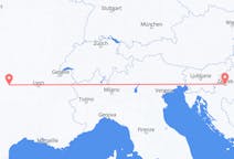 Flyrejser fra Zagreb, Kroatien til Clermont-Ferrand, Frankrig