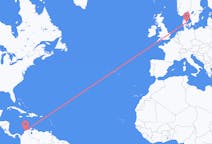 Flights from Barranquilla, Colombia to Aarhus, Denmark