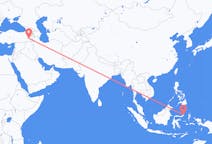 Flyg från Manado, Indonesien till Van, Turkiet