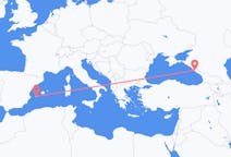 Flights from Sochi, Russia to Ibiza, Spain