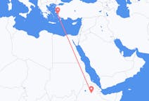 出发地 埃塞俄比亚出发地 德西目的地 希腊萨摩斯的航班