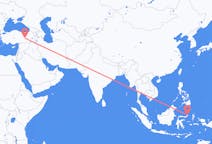 Flyreiser fra Manado, Indonesia til Elazig, Tyrkia