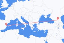Flights from Nazran, Russia to Valencia, Spain