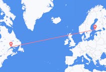 Flyg från Sept-Îles, Kanada till Åbo, Finland