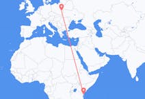 Flights from Ukunda, Kenya to Lublin, Poland