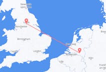 Vluchten van Leeds, Engeland naar Eindhoven, Nederland