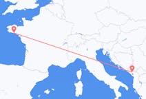 Flights from Lorient, France to Podgorica, Montenegro