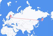 Fly fra Petropavlovsk-Kamchatsky til Helsingfors