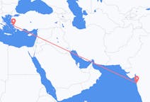 Flyrejser fra Mumbai, Indien til Samos, Grækenland