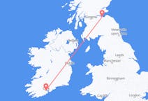 Flug frá Cork, Írlandi til Edinborgar, Skotlandi