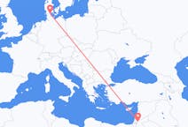 Flyreiser fra Amman, Jordan til Sønderborg, Danmark