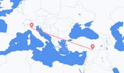 Fly fra Parma til Şanlıurfa