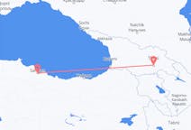 Vluchten van Tbilisi, Georgië naar Samsun, Turkije